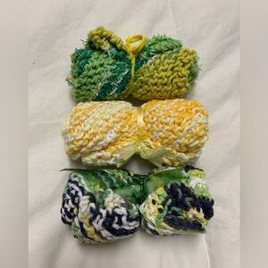 Hand Knit Cotton Dishcloths